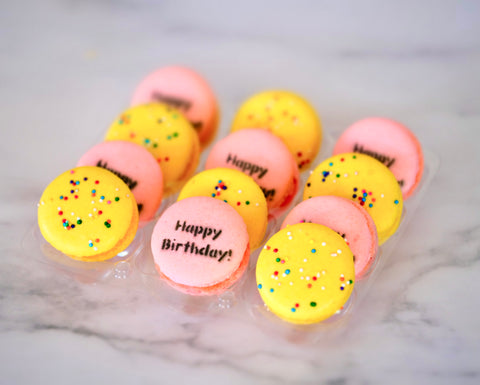 Birthday Macarons! Birthday gifts for Her - Birthday Treats